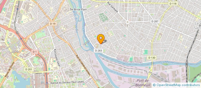 localisation de l'entreprise LALALA à SAINT-MAUR-DES-FOSSES