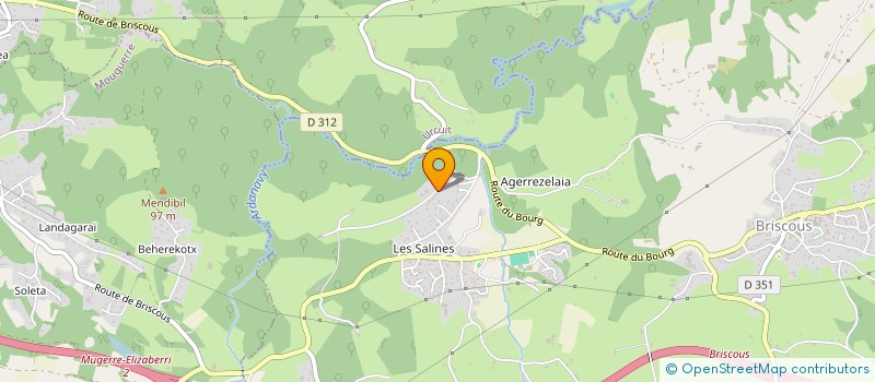 localisation de l'entreprise LALALA  BRISCOUS