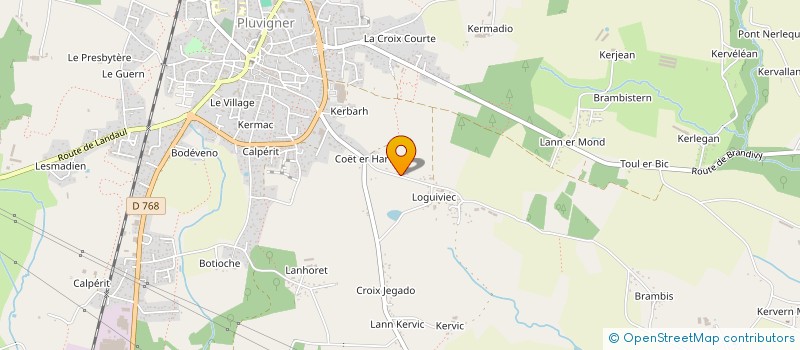 localisation de l'entreprise LALALA-MUSIC  PLUVIGNER