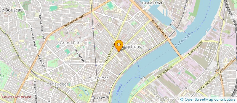 localisation de l'entreprise LALALALA  BORDEAUX