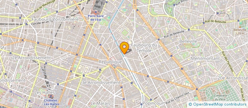 localisation de l'entreprise LALALAND  PARIS