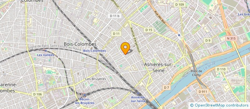 localisation de l'entreprise LALAMEDIA à LEVALLOIS-PERRET