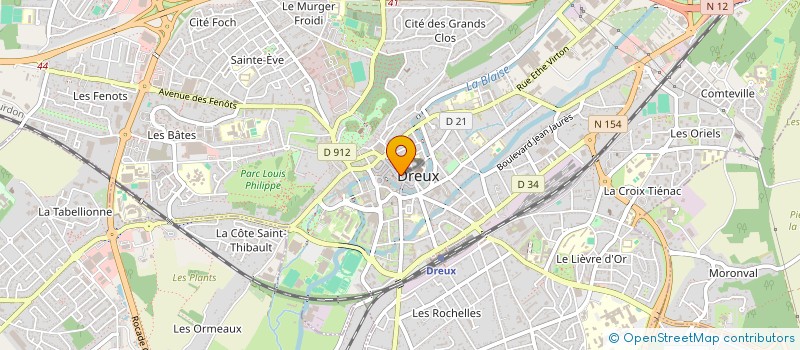 localisation de l'entreprise LALANCE G ET LALANCE C à DREUX