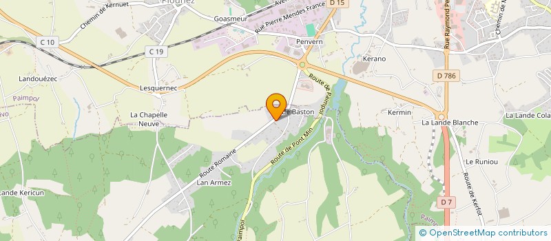 localisation de l'entreprise LALANDE à PLOURIVO