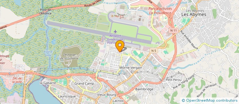 localisation de l'entreprise LALANDE ET FILS à LES ABYMES