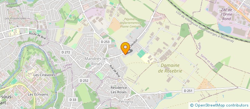 localisation de l'entreprise LALANDE IMMO  MANDRES-LES-ROSES