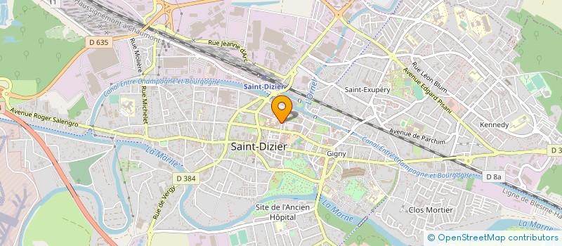 localisation de l'entreprise LALANDE IMMOBILIER à SAINT-DIZIER