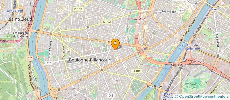 localisation de l'entreprise LALANDE OCCASIONS  BOULOGNE-BILLANCOURT