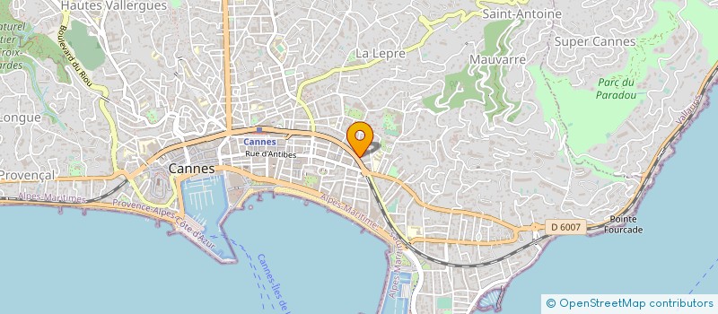 localisation de l'entreprise LALANDRE ASSURANCES à CANNES