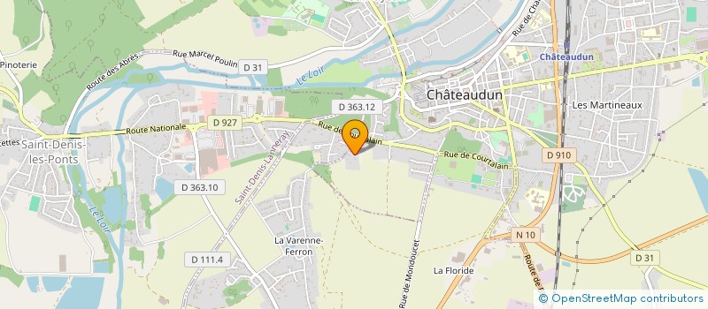 localisation de l'entreprise LALANGE - AGENCEMENT à SAINT-DENIS-LANNERAY