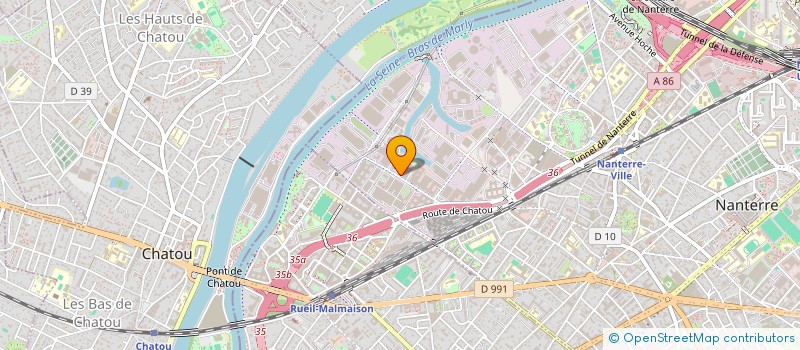 localisation de l'entreprise LALANNE AGENCY  NANTERRE