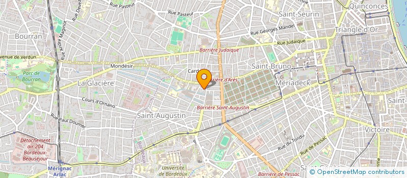 localisation de l'entreprise LALANNE APS  BORDEAUX