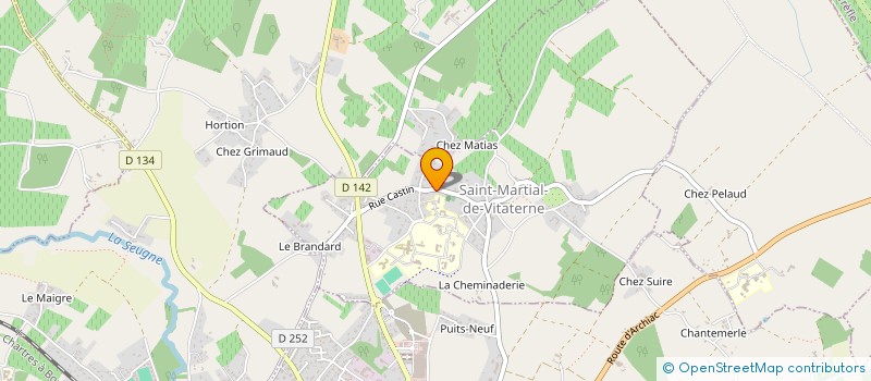 localisation de l'entreprise LALANNE BENOIT  SAINT-MARTIAL-DE-VITATERNE