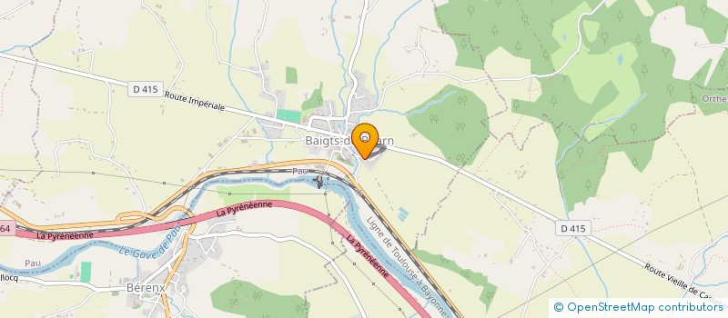 localisation de l'entreprise LALANNE HOLDING  ARVEYRES