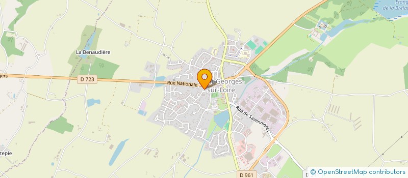 localisation de l'entreprise LALANNE HOLDING à SAINT-GEORGES-SUR-LOIRE