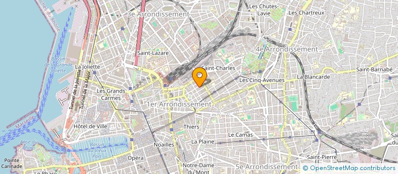 localisation de l'entreprise LALANNE/PEYRE à MARSEILLE