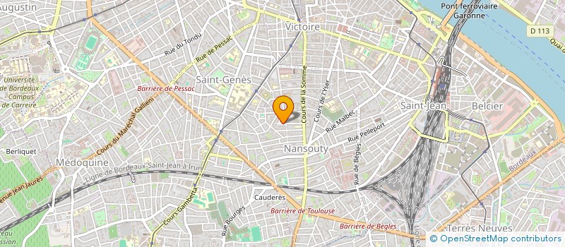 localisation de l'entreprise LALANNE PPC  BORDEAUX