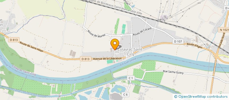 localisation de l'entreprise LALANNE TRANSPORTS  COLAYRAC-SAINT-CIRQ