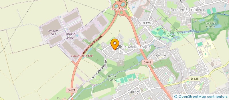 localisation de l'entreprise LALART ET FILS  LAUWIN-PLANQUE