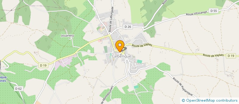 localisation de l'entreprise LALBENQUE DANSE  LALBENQUE