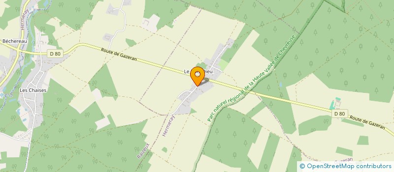 localisation de l'entreprise LALCEA  HERMERAY