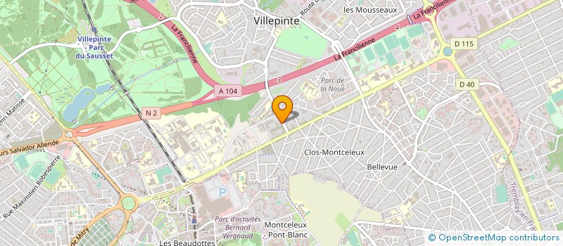 localisation de l'entreprise LALE RENE ET LALE PIERRE à VILLEPINTE