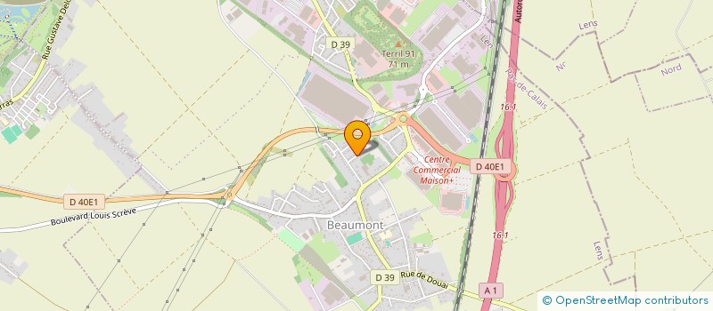 localisation de l'entreprise LALEM à HENIN-BEAUMONT