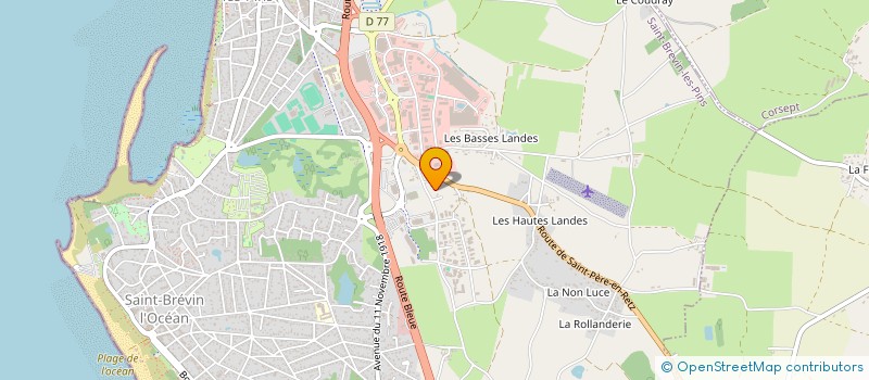 localisation de l'entreprise LALEO à SAINT BREVIN LES PINS