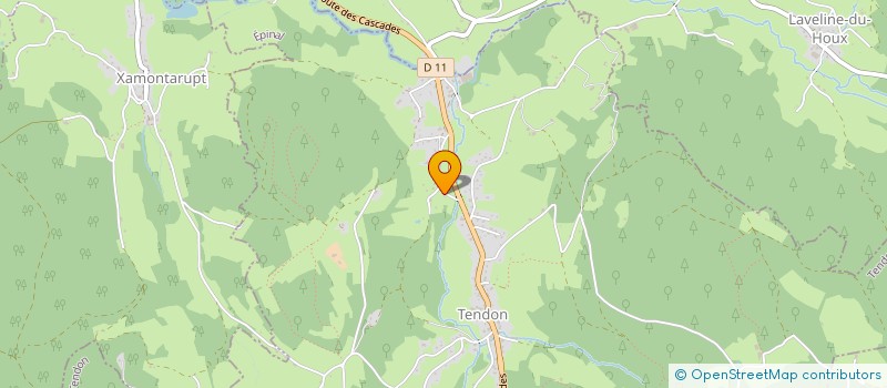 localisation de l'entreprise LALEVEE ANDRE SARL  TENDON