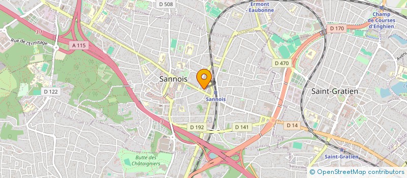 localisation de l'entreprise LALF  SANNOIS