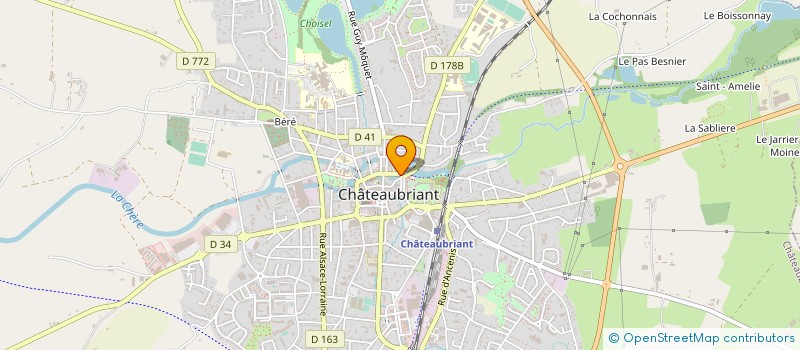localisation de l'entreprise LALFOND à CHATEAUBRIANT