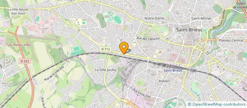 localisation de l'entreprise LALI à SAINT-BRIEUC