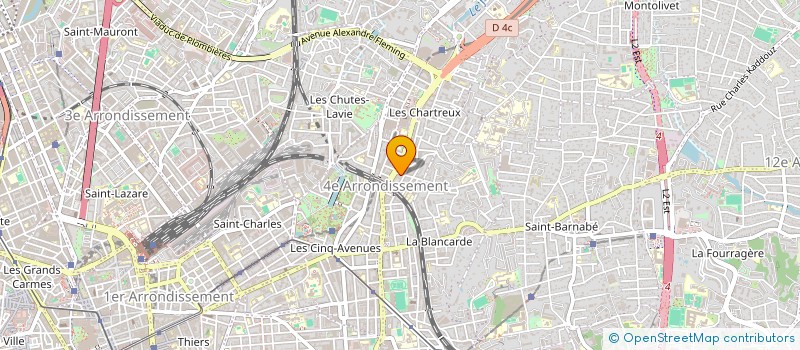 localisation de l'entreprise LALI à MARSEILLE