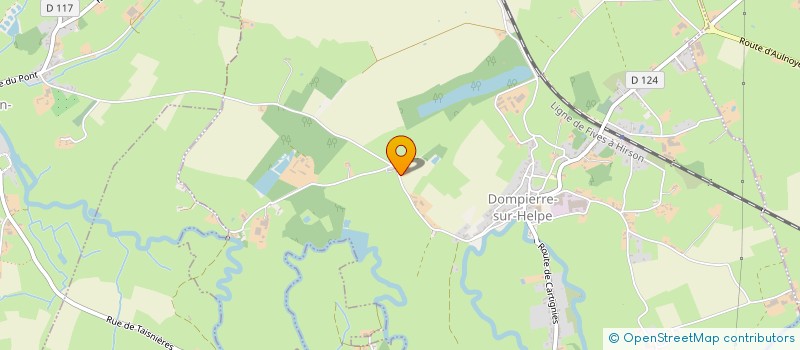 localisation de l'entreprise LALI  DOMPIERRE-SUR-HELPE