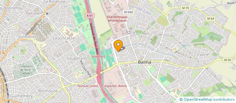 localisation de l'entreprise LALI IMMO  BALMA