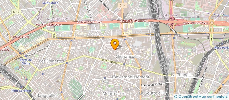 localisation de l'entreprise LALIDA à PARIS