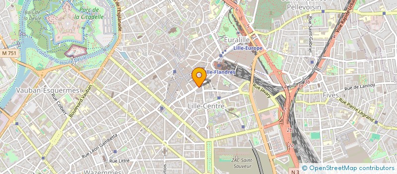 localisation de l'entreprise LALIE PRET A PORTER à LILLE