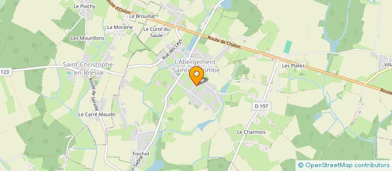 localisation de l'entreprise LALIJOUVE  L'ABERGEMENT-SAINTE-COLOMBE