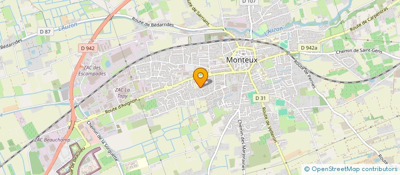 localisation de l'entreprise LALIKORNE  MONTEUX