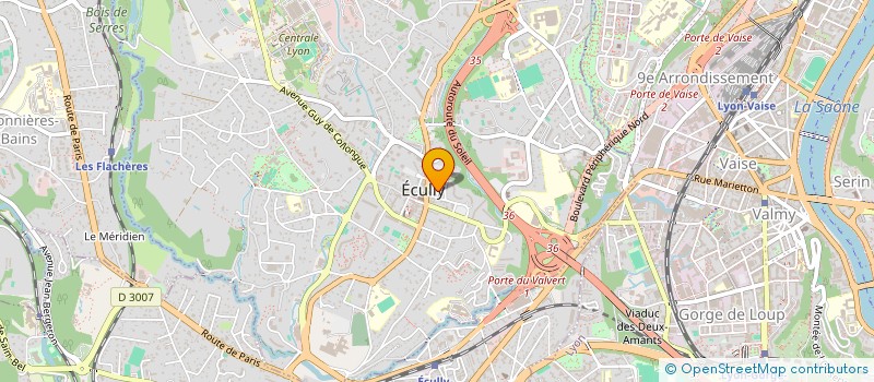 localisation de l'entreprise LALILULA  ECULLY