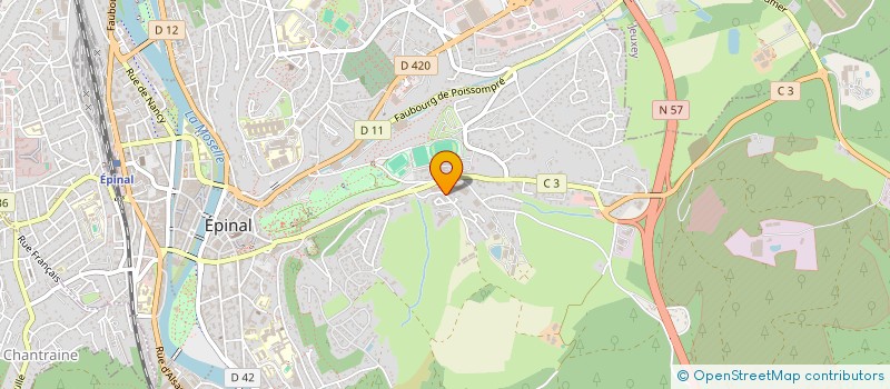 localisation de l'entreprise LALIMMO à EPINAL
