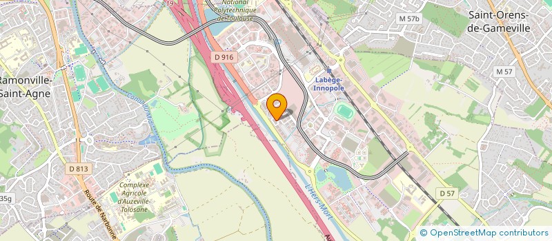 localisation de l'entreprise LALINEA  LABEGE