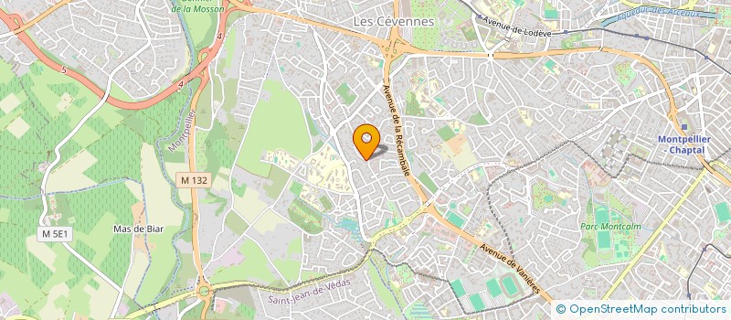 localisation de l'entreprise LALINEDAV à MONTPELLIER