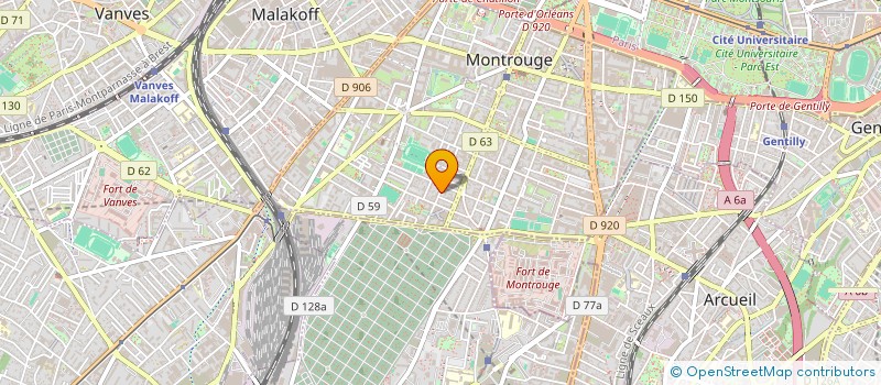 localisation de l'entreprise LALIONE  MONTROUGE