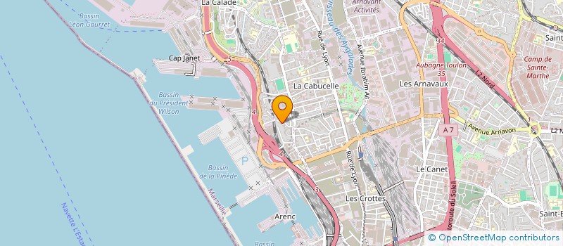 localisation de l'entreprise LALIPUCE à MARSEILLE