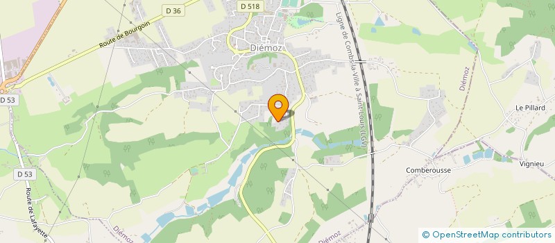 localisation de l'entreprise LALISA  DIEMOZ