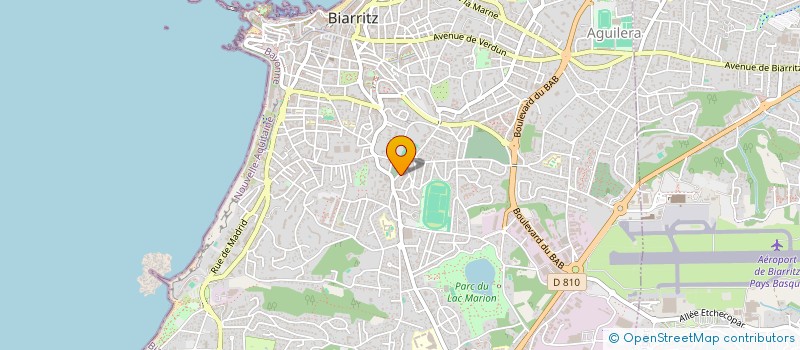 localisation de l'entreprise LALITA PROD à BIARRITZ