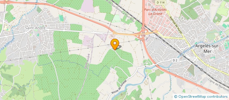 localisation de l'entreprise LALKO  ARGELES-SUR-MER