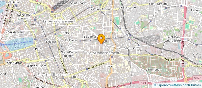 localisation de l'entreprise LALLA à MARSEILLE