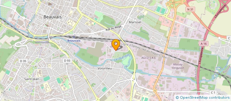 localisation de l'entreprise LALLA MAMA  BEAUVAIS